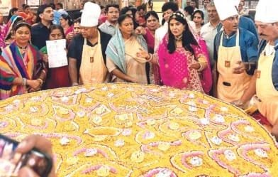 दुनिया का सबसे बड़ा घेवर